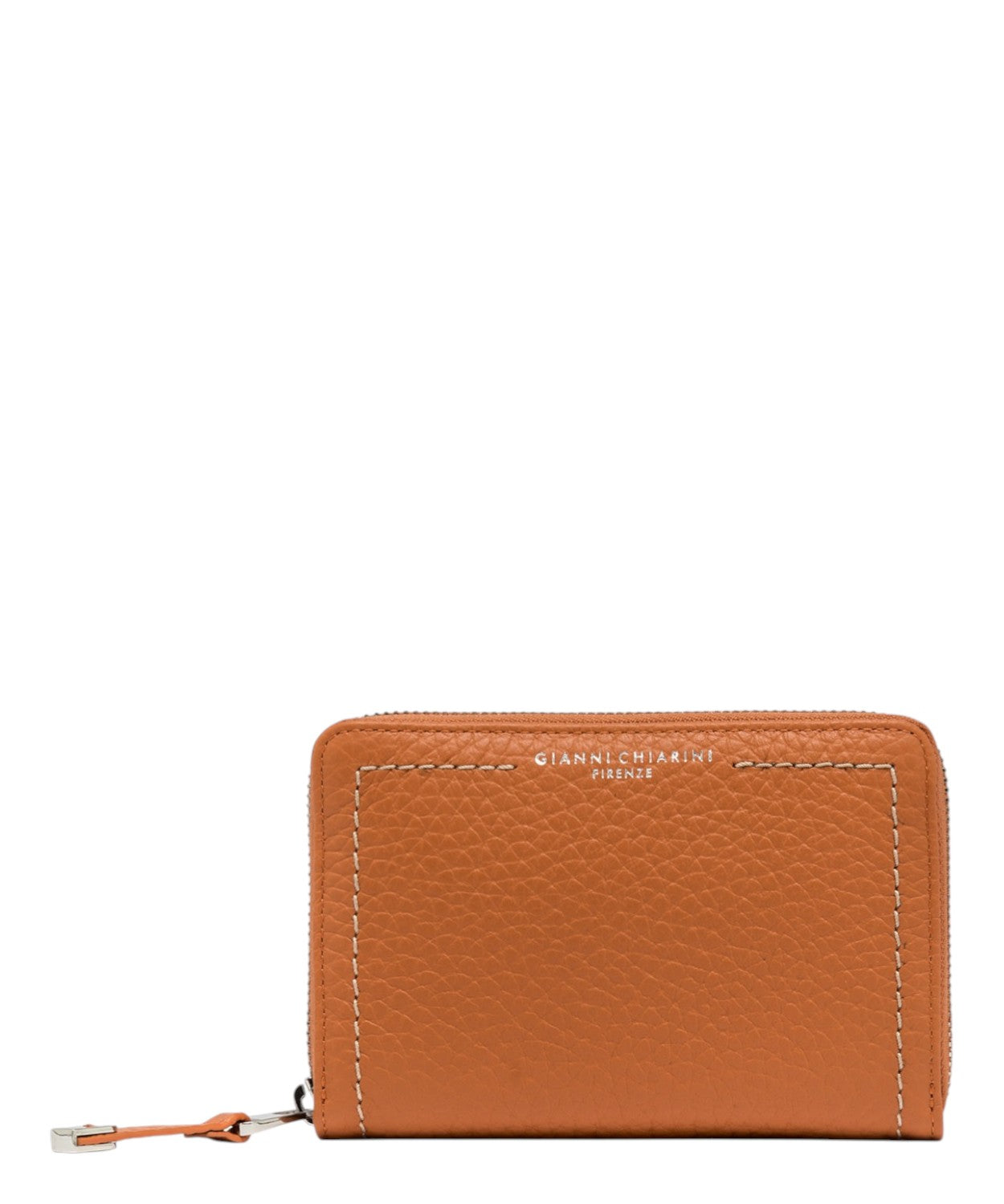 Gianni Chiarini Portafoglio Zip in Pelle Grana Maxi