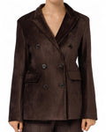 Blazer doppiopetto in velluto a coste-Marella-Blazer-Vittorio Citro Boutique