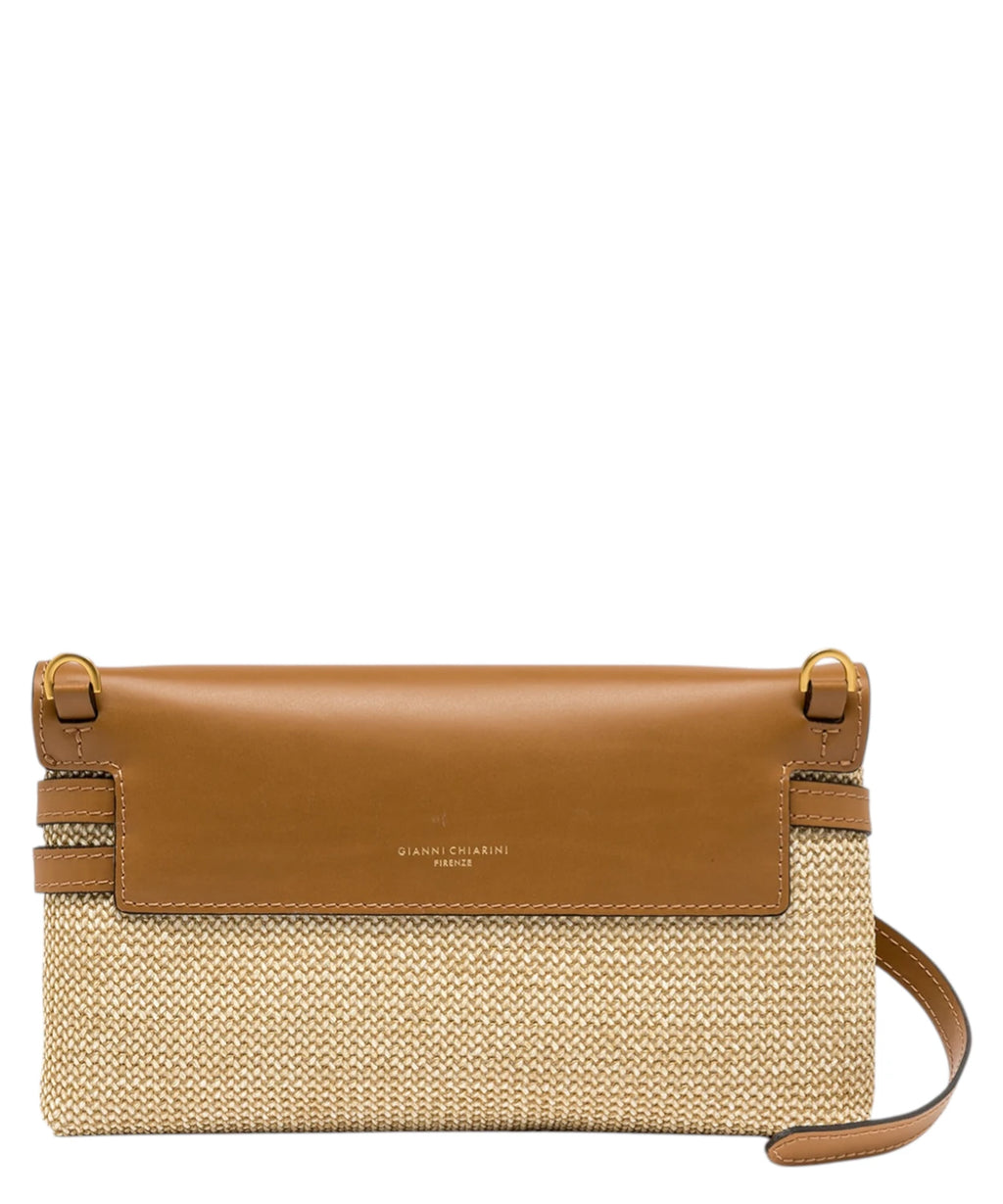 Gianni Chiarini Belty Straw Clutch
