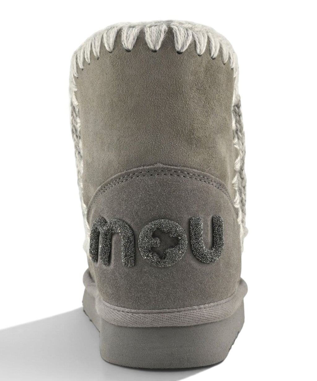 Women's Mou Eskimo 18 Glitter Logo Shearling Boots