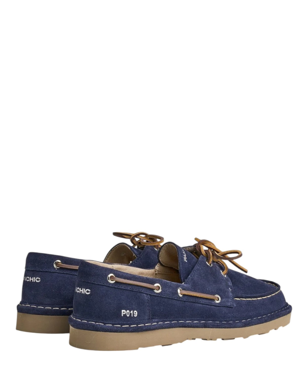 Scarpe Allacciate Uomo P019 in Camoscio