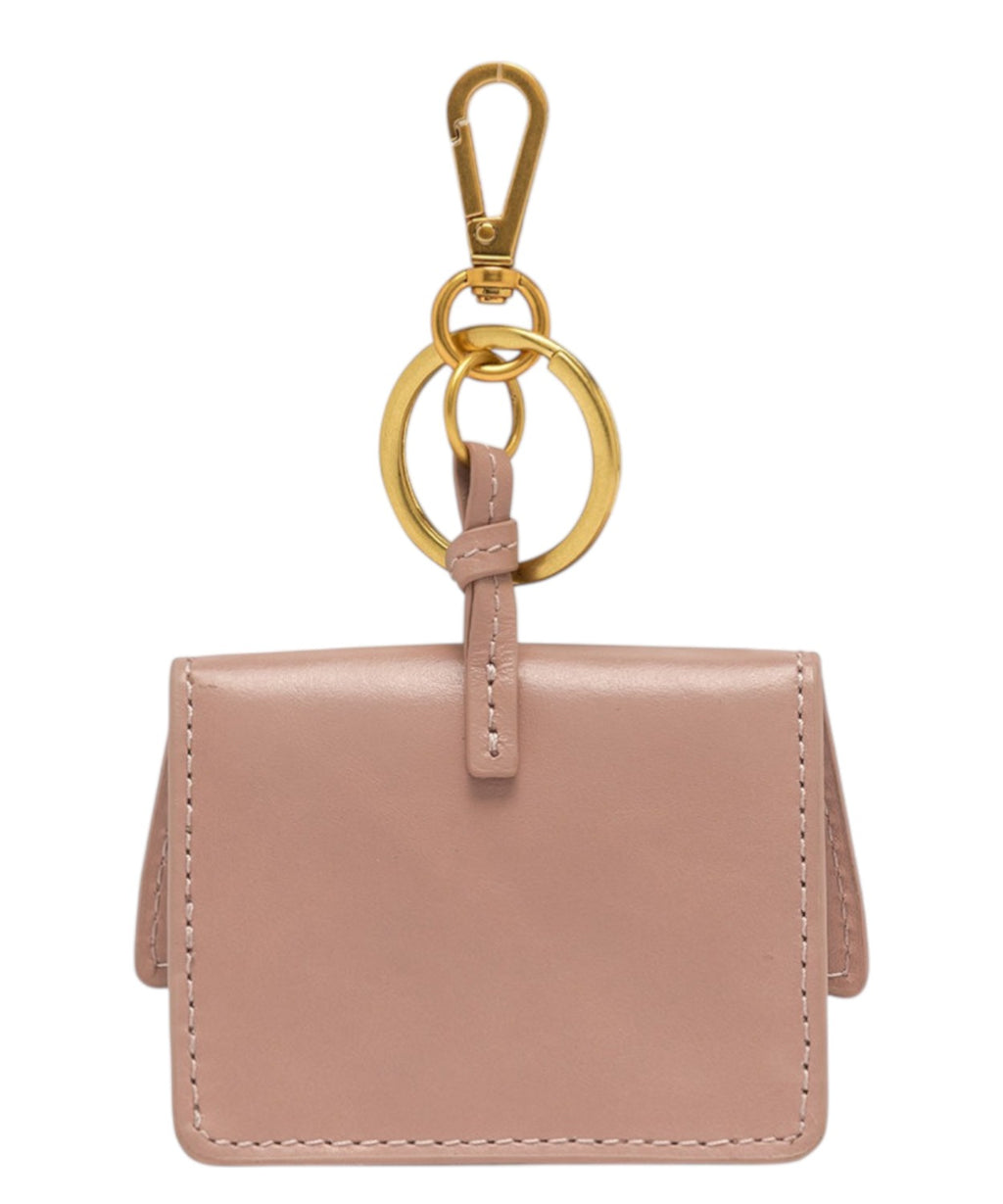 Gianni Chiarini Charm creased leather Airpods holder
