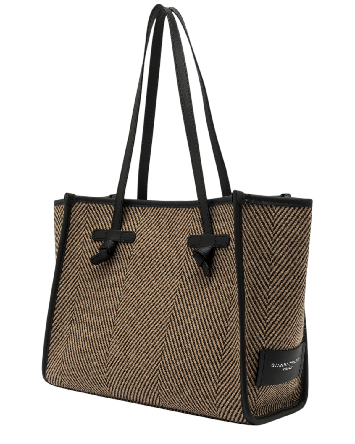 Shopping Bag Marcella in lana spigata-Gianni Chiarini-Borse a spalla-Vittorio Citro Boutique