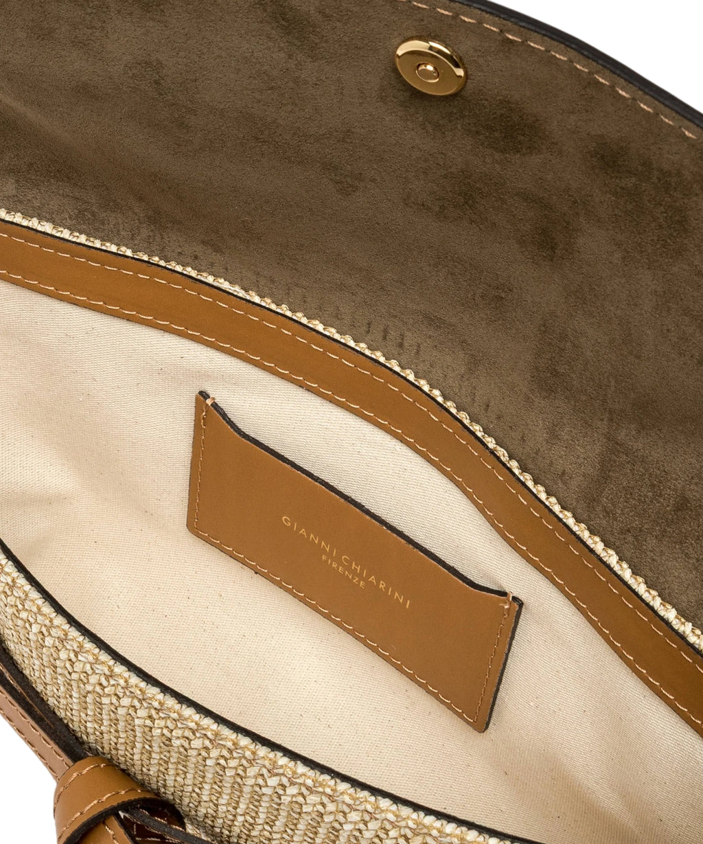 Gianni Chiarini Belty Straw Clutch