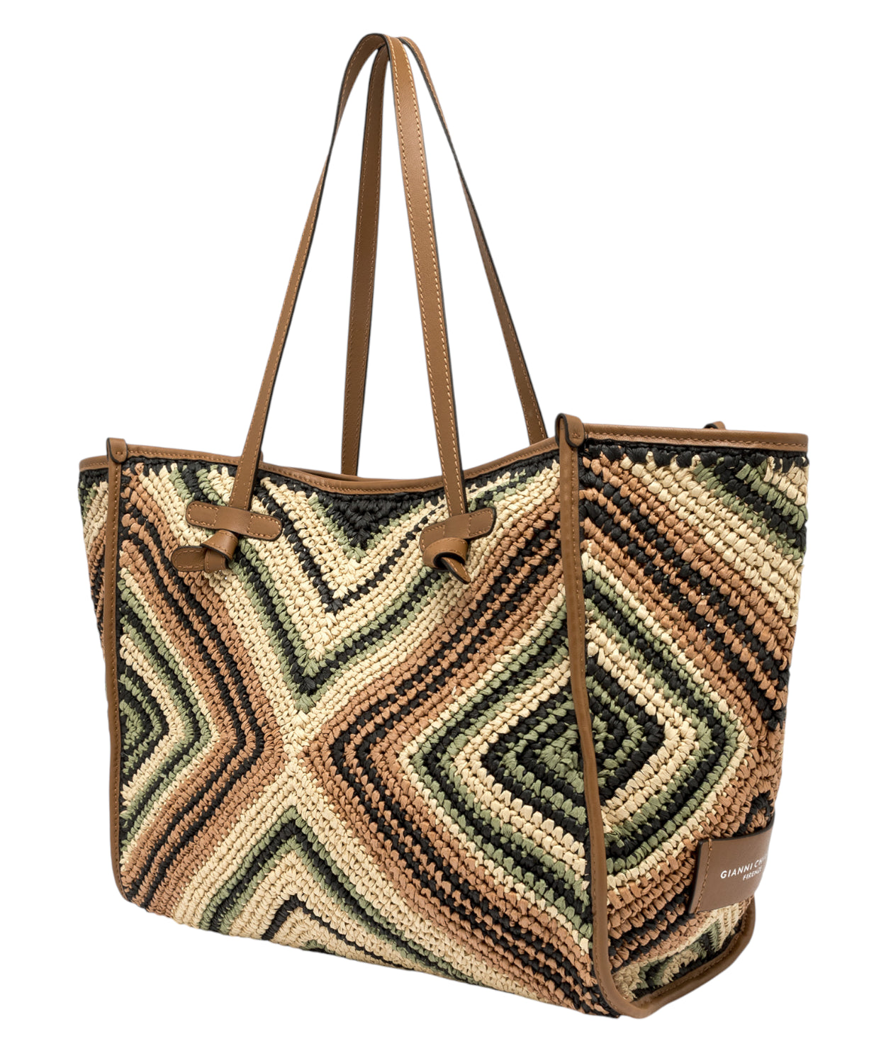 Gianni Chiarini Marcella Bag in Paglia Intrecciata