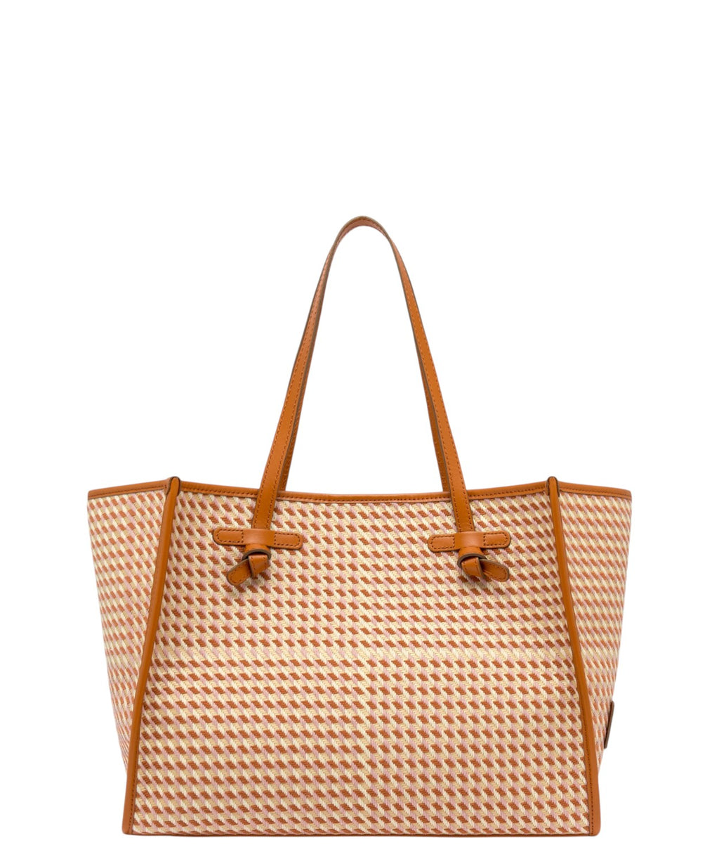 Gianni Chiarini Marcella Houndstooth Shoulder Bag