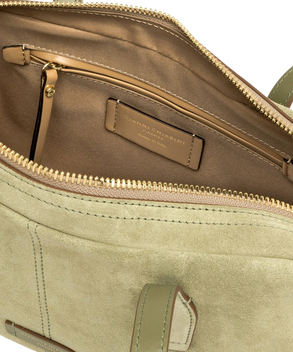 Gianni Chiarini Aryna: Borse a spalla in pelle scamosciata