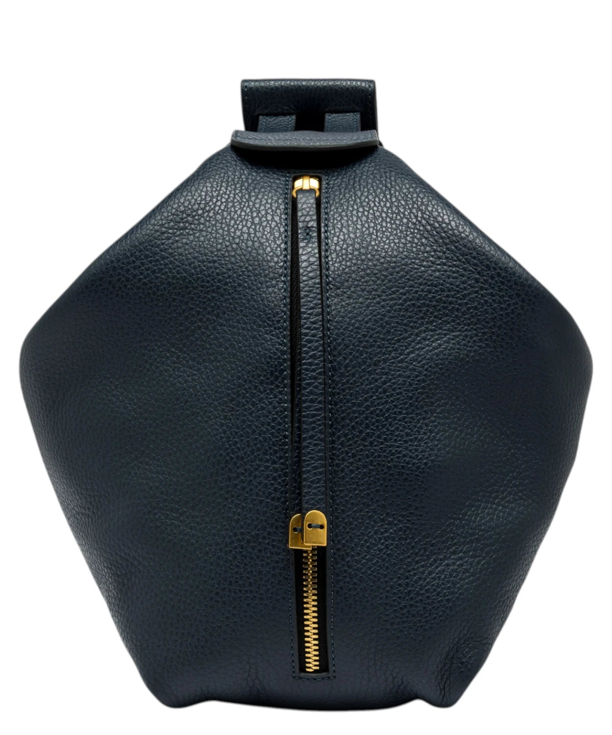 Zaino Guia Gianni Chiarini in Pelle Martellata con Zip e Tracolle Regolabili