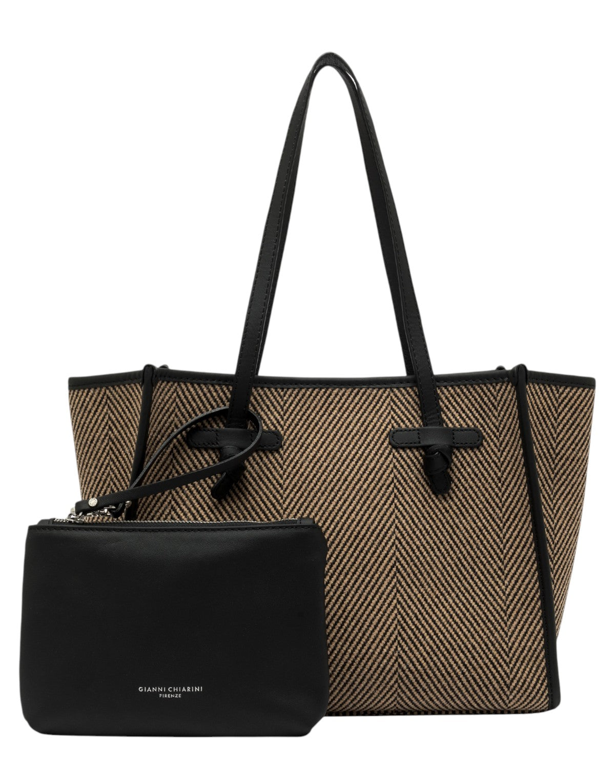 Shopping Bag Marcella in lana spigata-Gianni Chiarini-Borse a spalla-Vittorio Citro Boutique