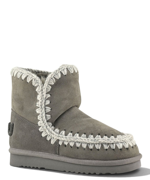 Kozaki damskie Mou Eskimo 18 Glitter Logo z owczej skóry