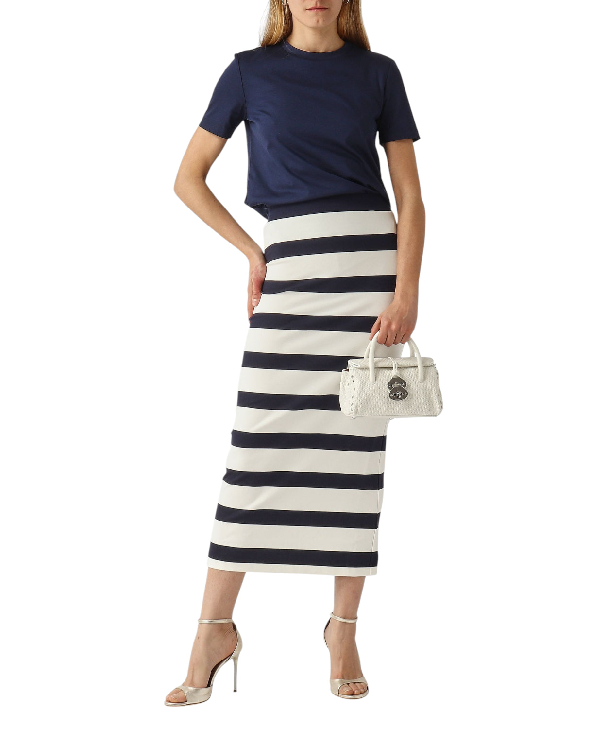 Gonna lunga a righe MM Max Mara RIVIERA