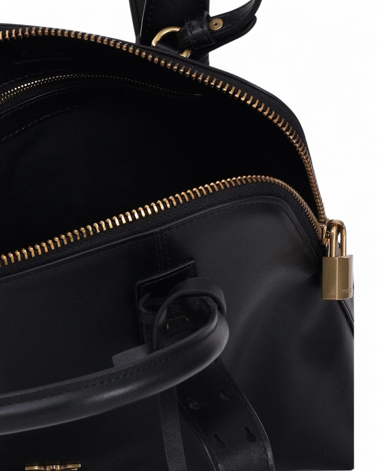 Borsa a Mano Escape in Pelle con Tracolla e Lucchetto-Pinko-Borse a spalla-Vittorio Citro Boutique