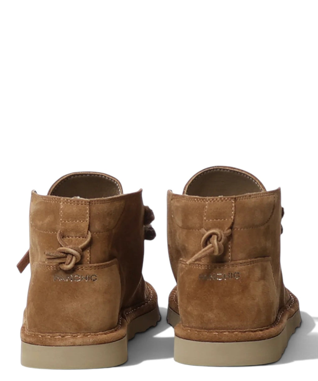Polacchini P011 Panchic: Stivaletti in Pelle Scamosciata
