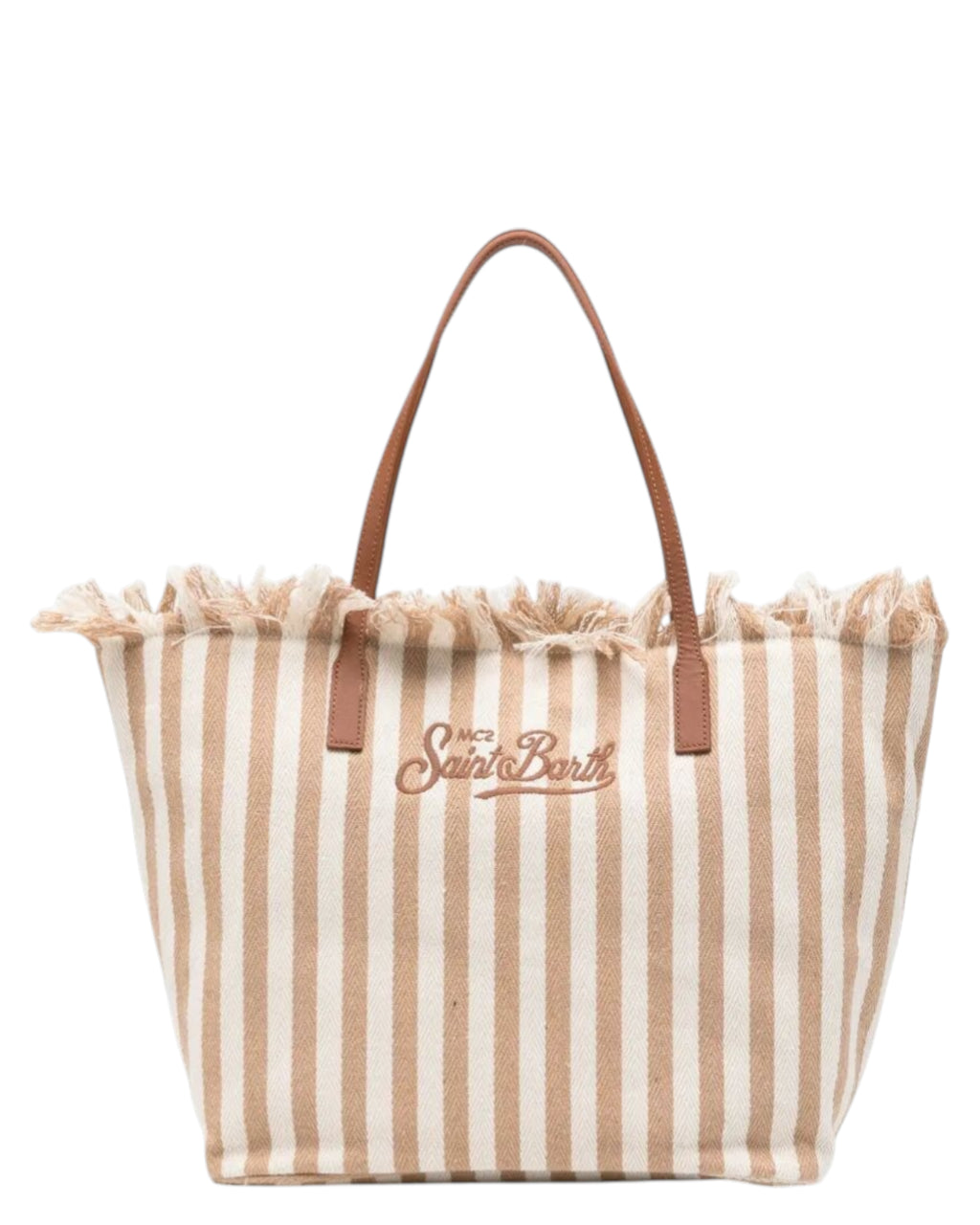 Borsa Shopper City MC2 Saint Barth v pruhovaném plátně