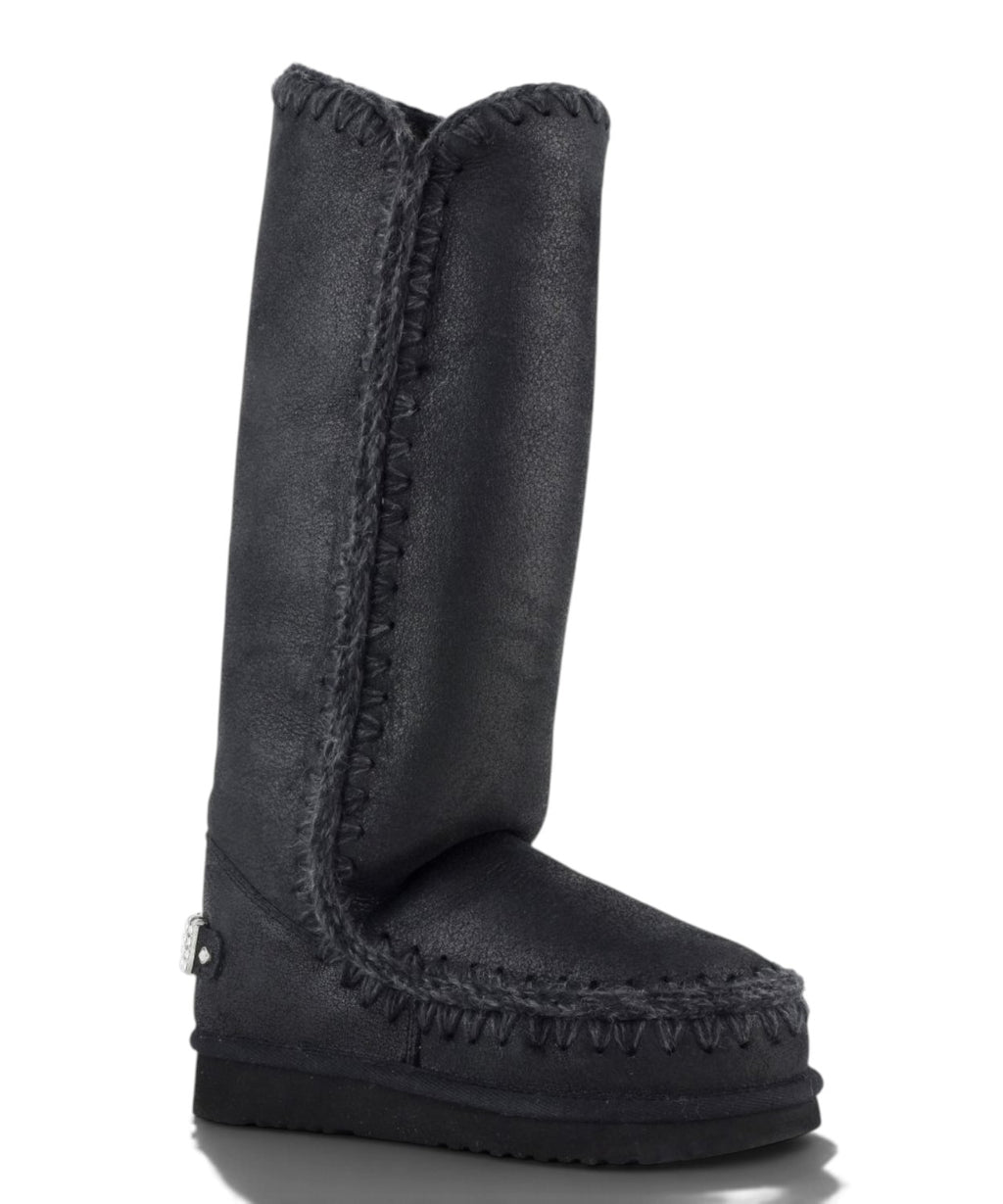 Eskimo 40 Rhinestones Logo Mou Ankle Boot