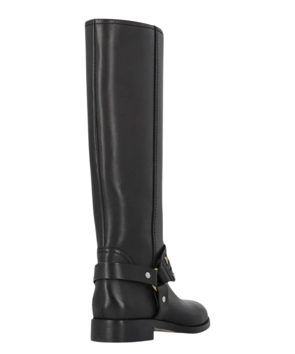 Stivaletti CHEVAL Pinko in Pelle con Dettaglio Harness