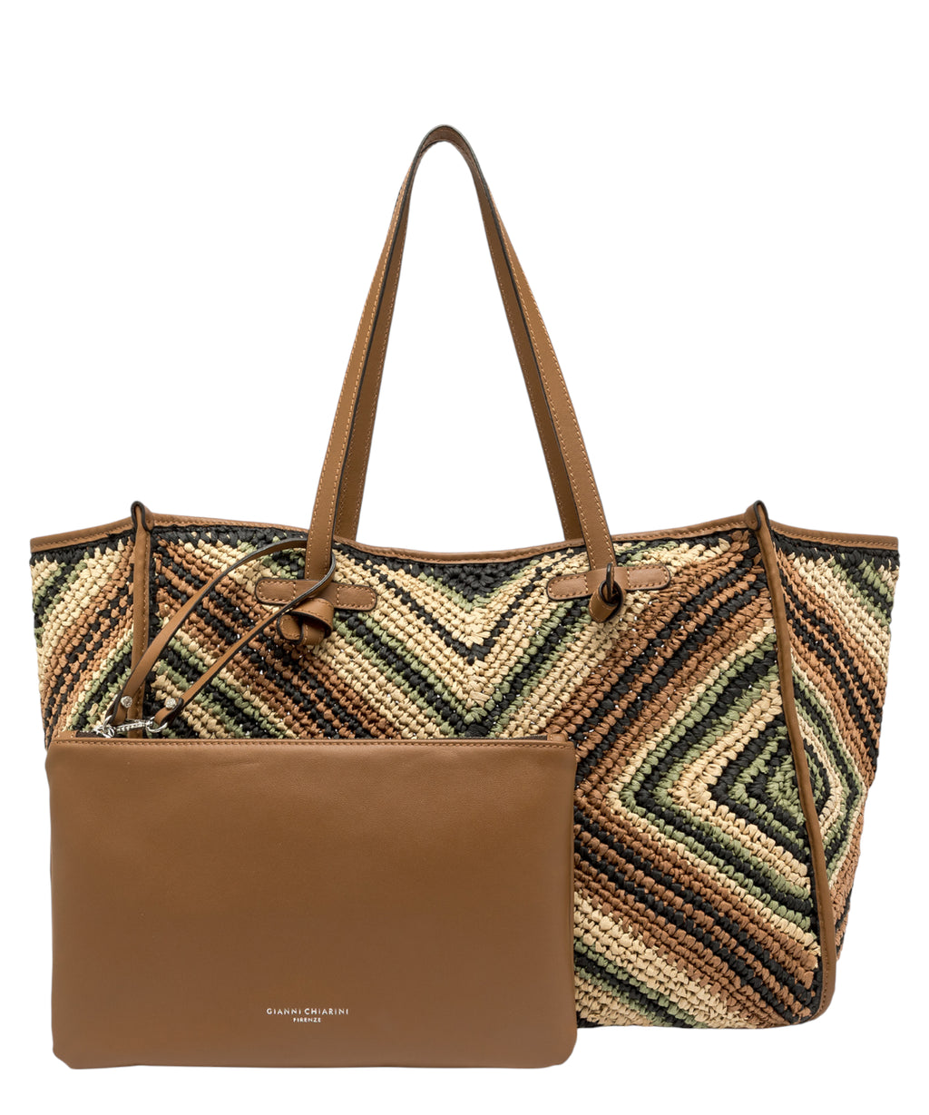Gianni Chiarini Marcella Bag in Paglia Intrecciata