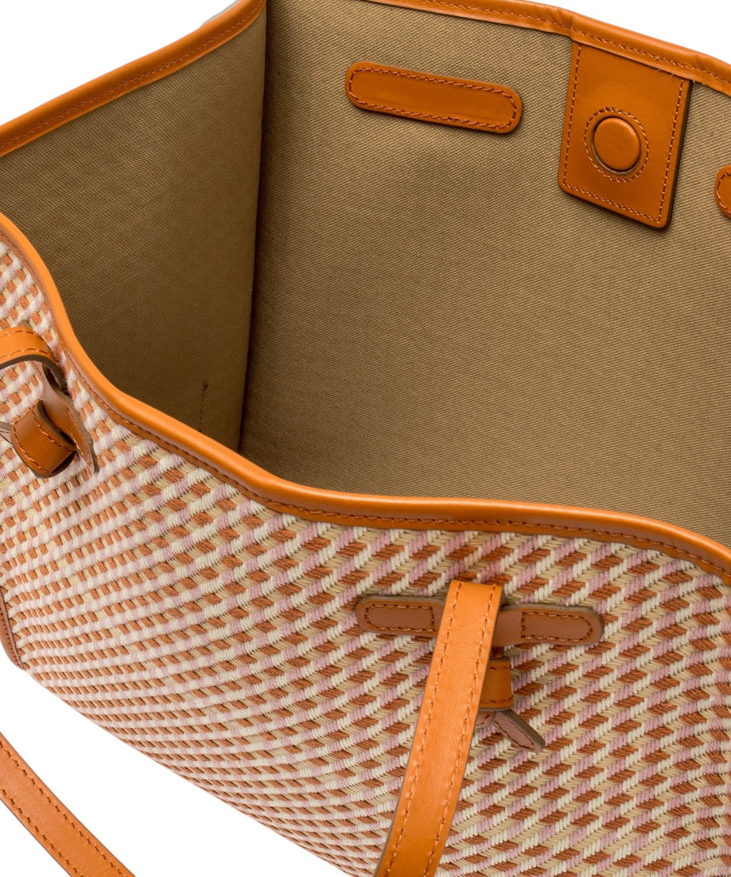 Gianni Chiarini Marcella Houndstooth Shoulder Bag