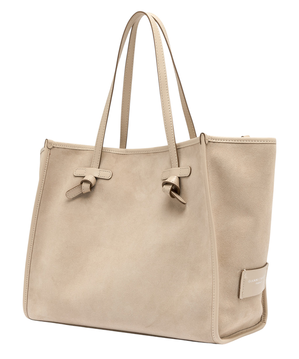 Marcella Suede Shopping Bag