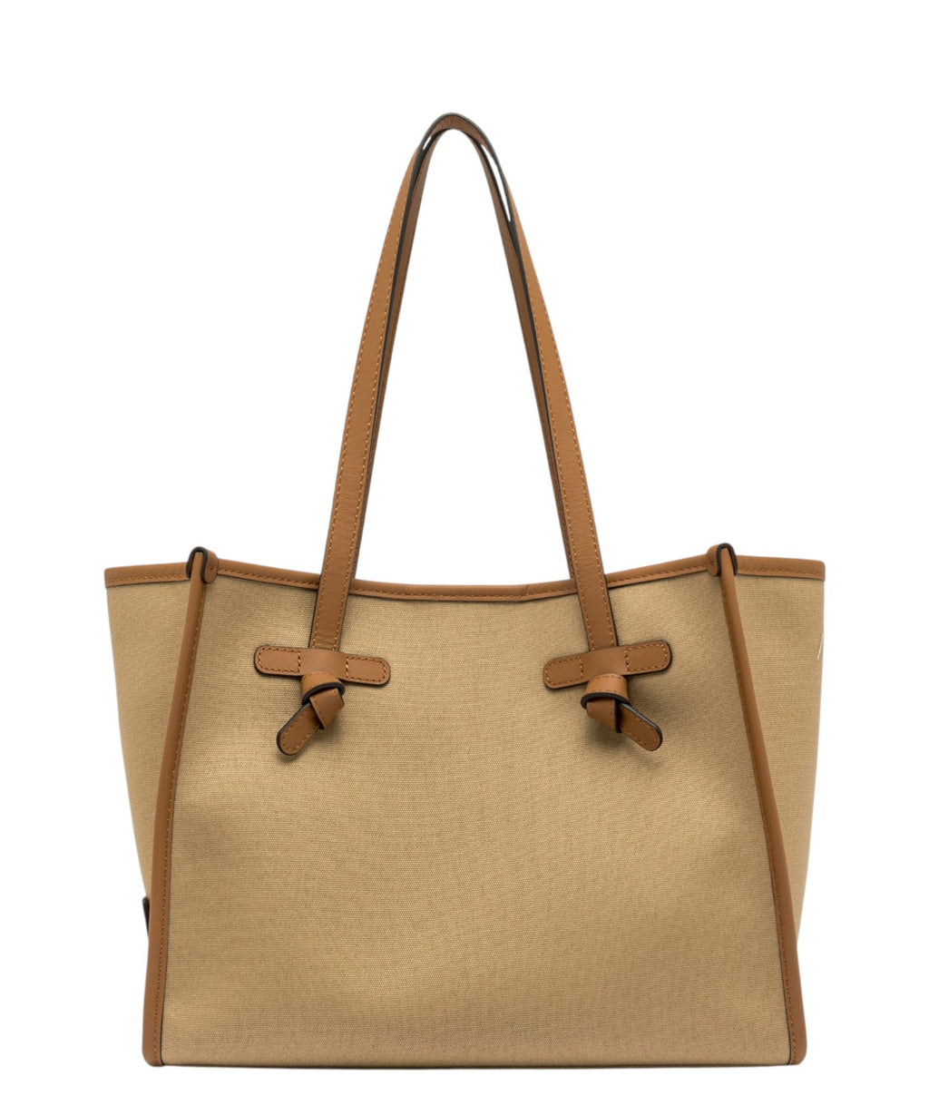 Gianni Chiarini Marcella Medium Canvas Shoulder Bags