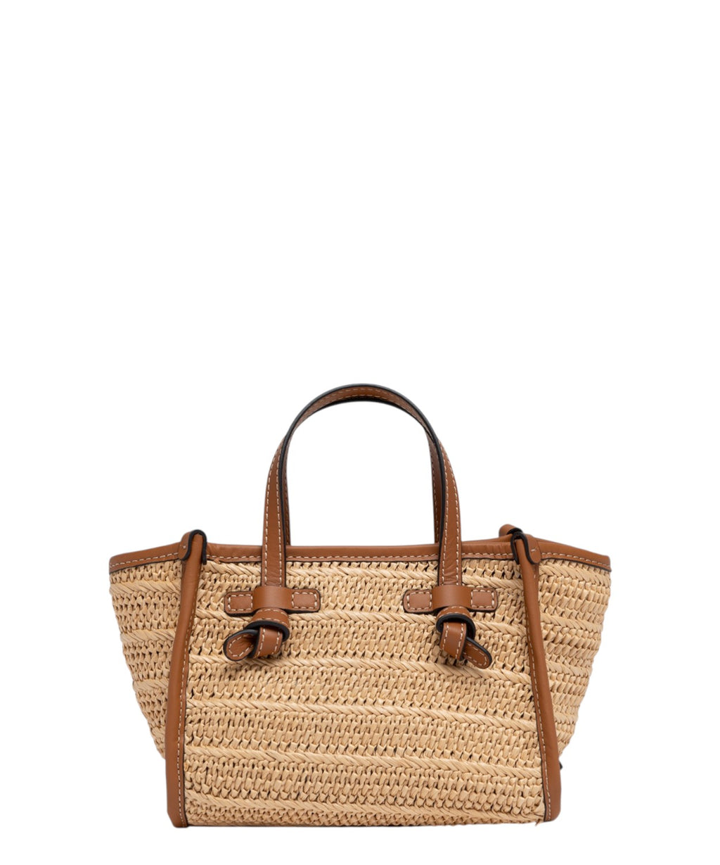 Gianni Chiarini Miss Marcella Mini Bag in Straw