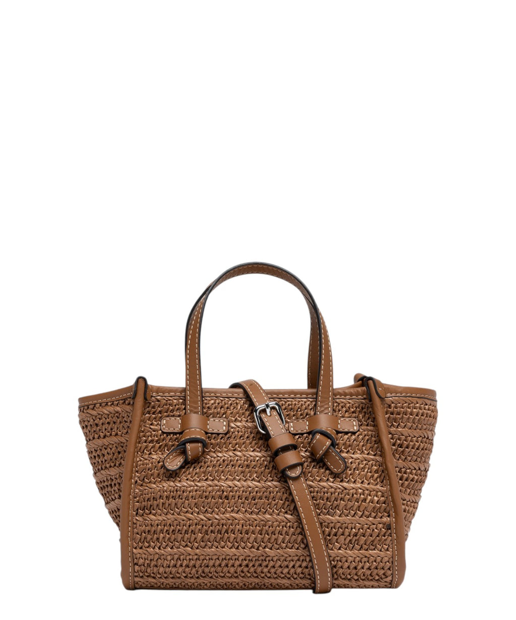 Mini Bag Gianni Chiarini Miss Marcella in Paglia Effetto Stuoia
