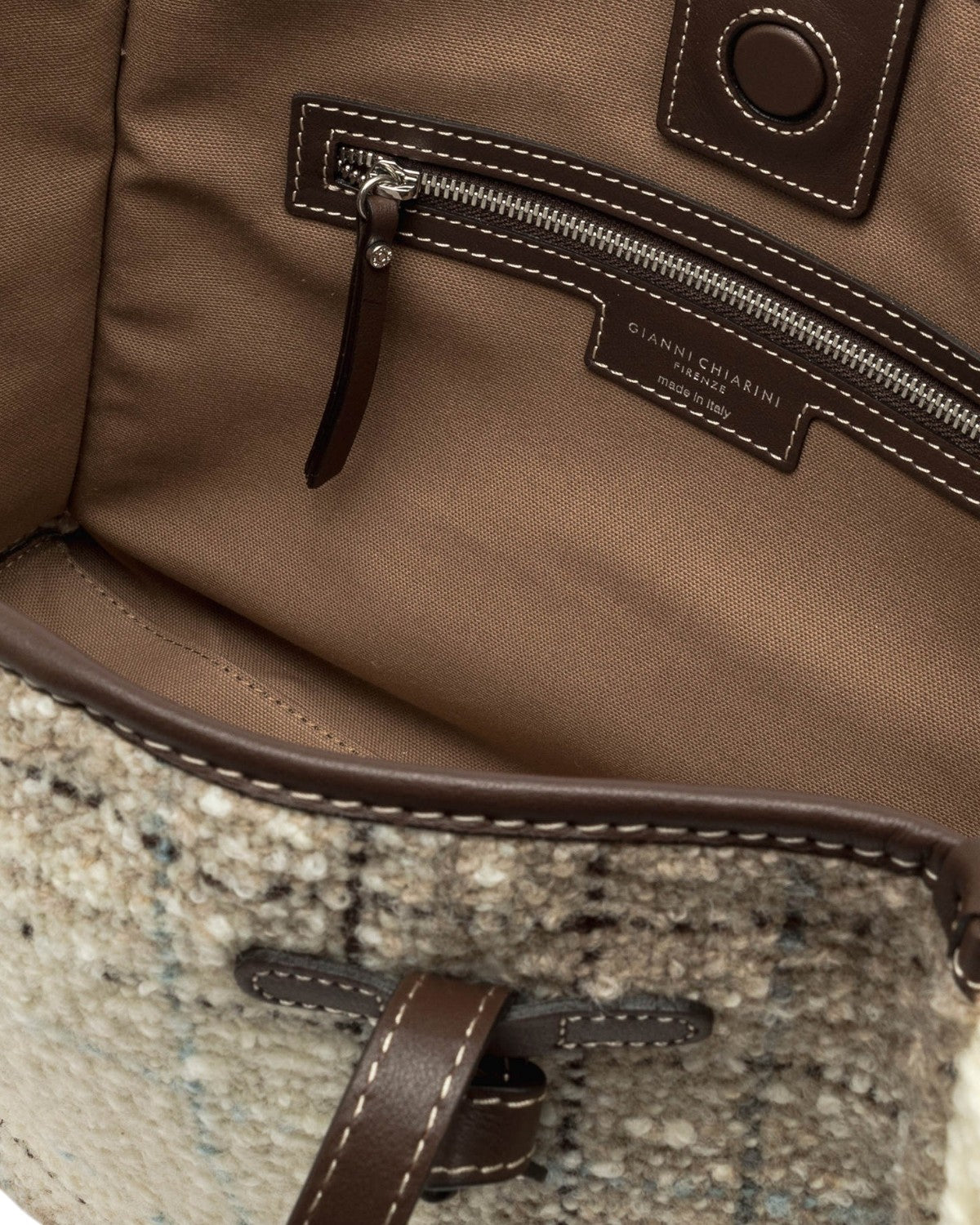 Shopping Bag Marcella effetto plaid con frange-Gianni Chiarini-Borse a spalla-Vittorio Citro Boutique