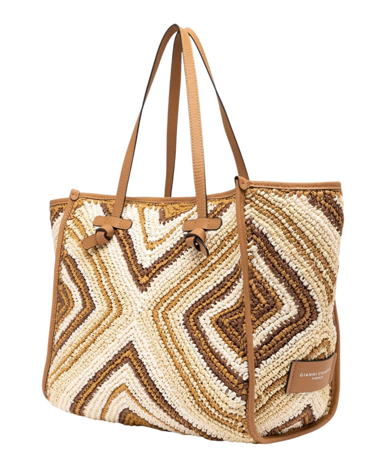 Gianni Chiarini Marcella Borsa Shopping in Paglia Intrecciata