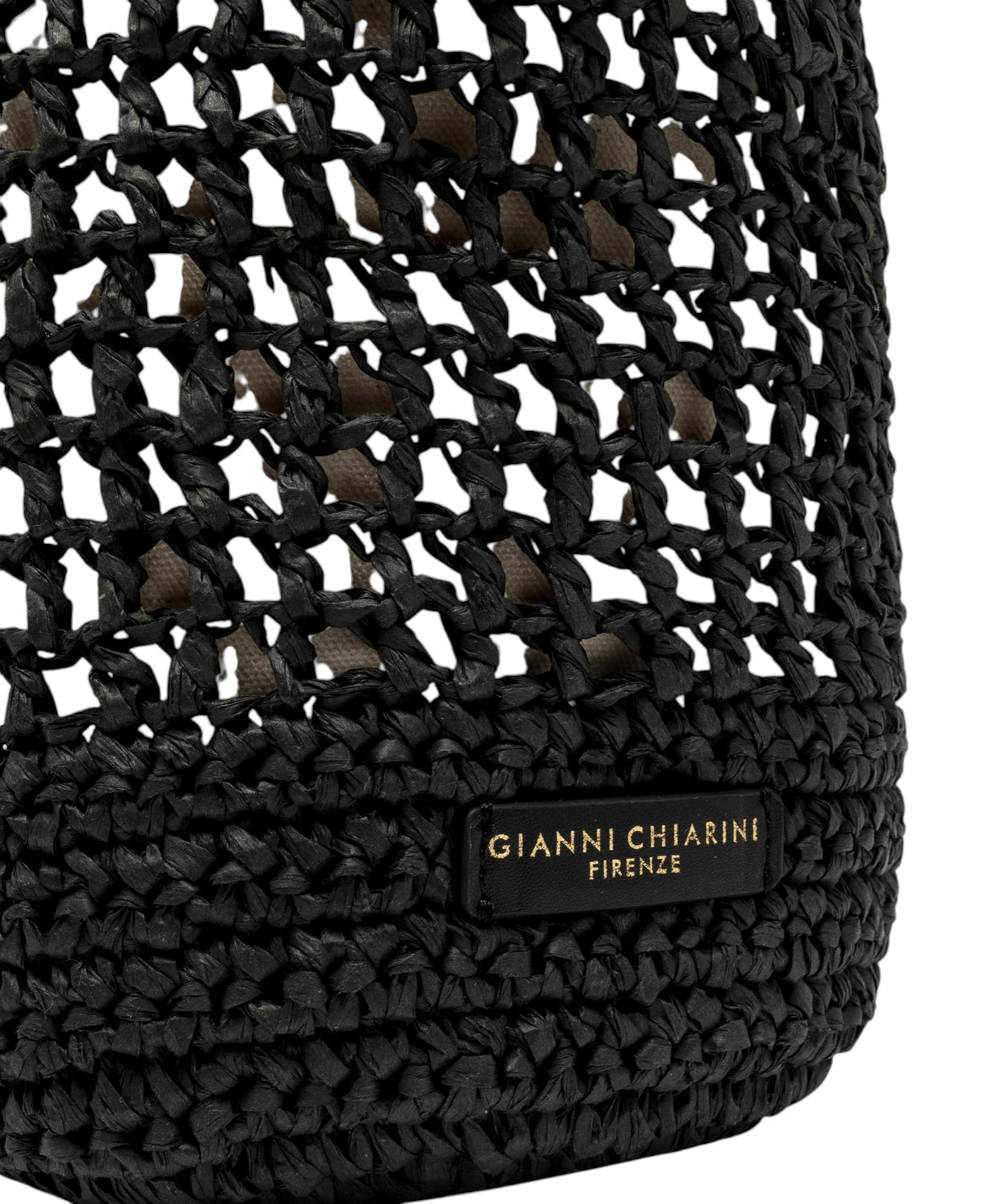 Gianni Chiarini Nefeli Borsa Secchiello Paglia Crochet