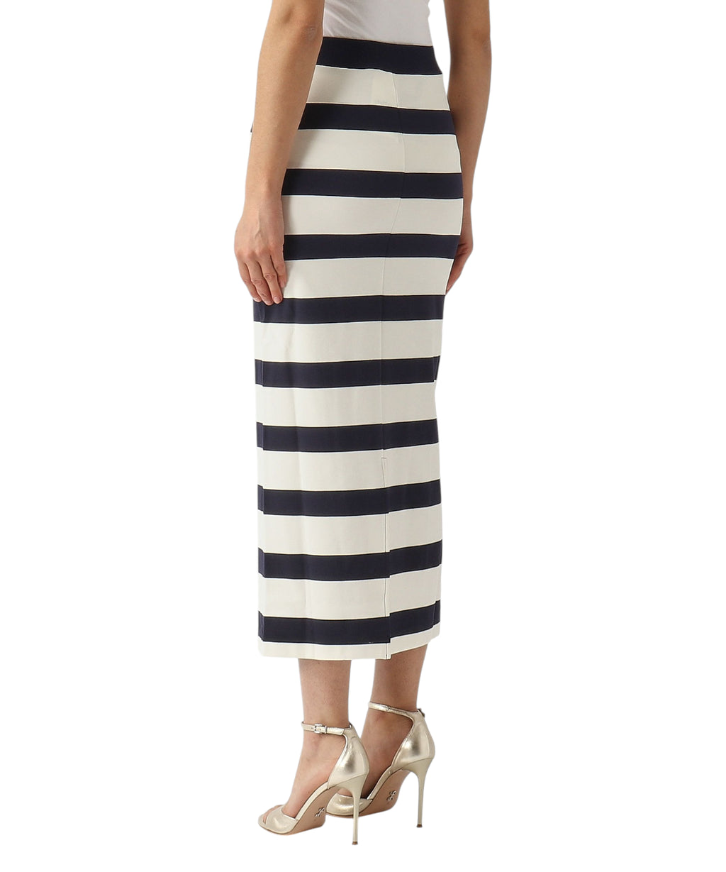 Lange gestreepte rok MM Max Mara RIVIERA
