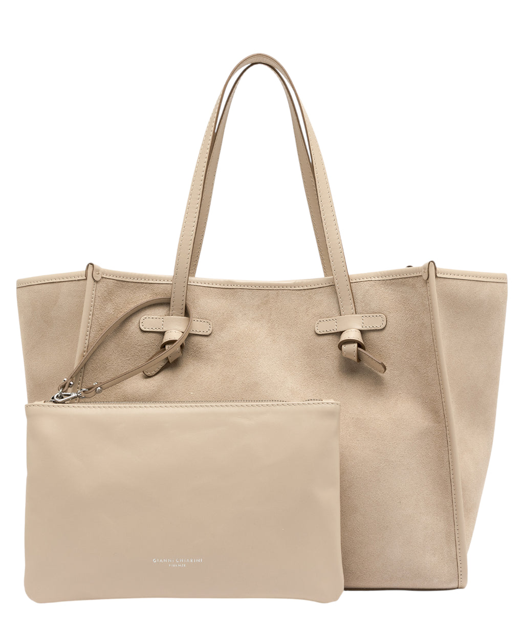 Marcella Suede Shopping Bag
