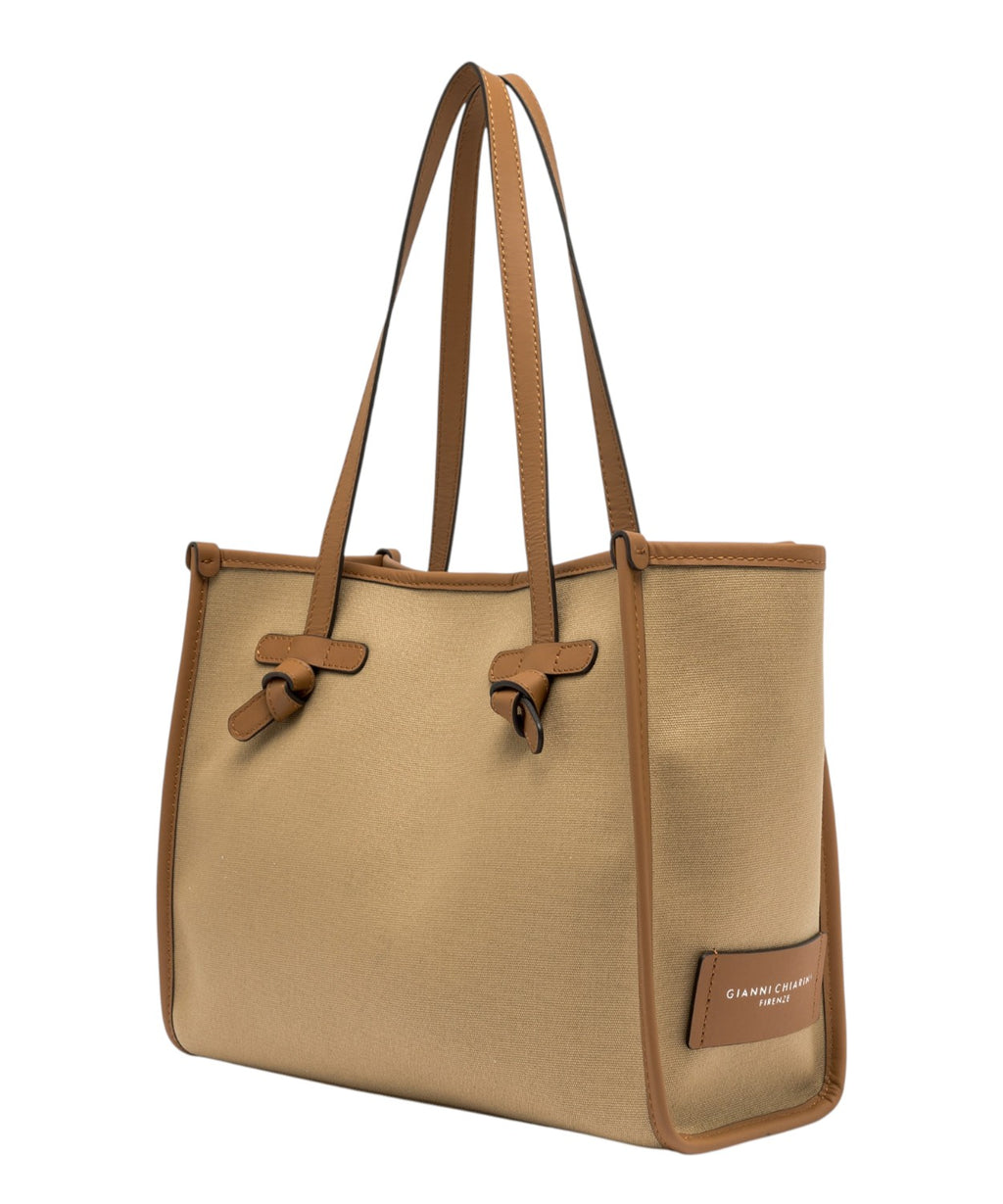 Gianni Chiarini Marcella Medium Canvas Shoulder Bags