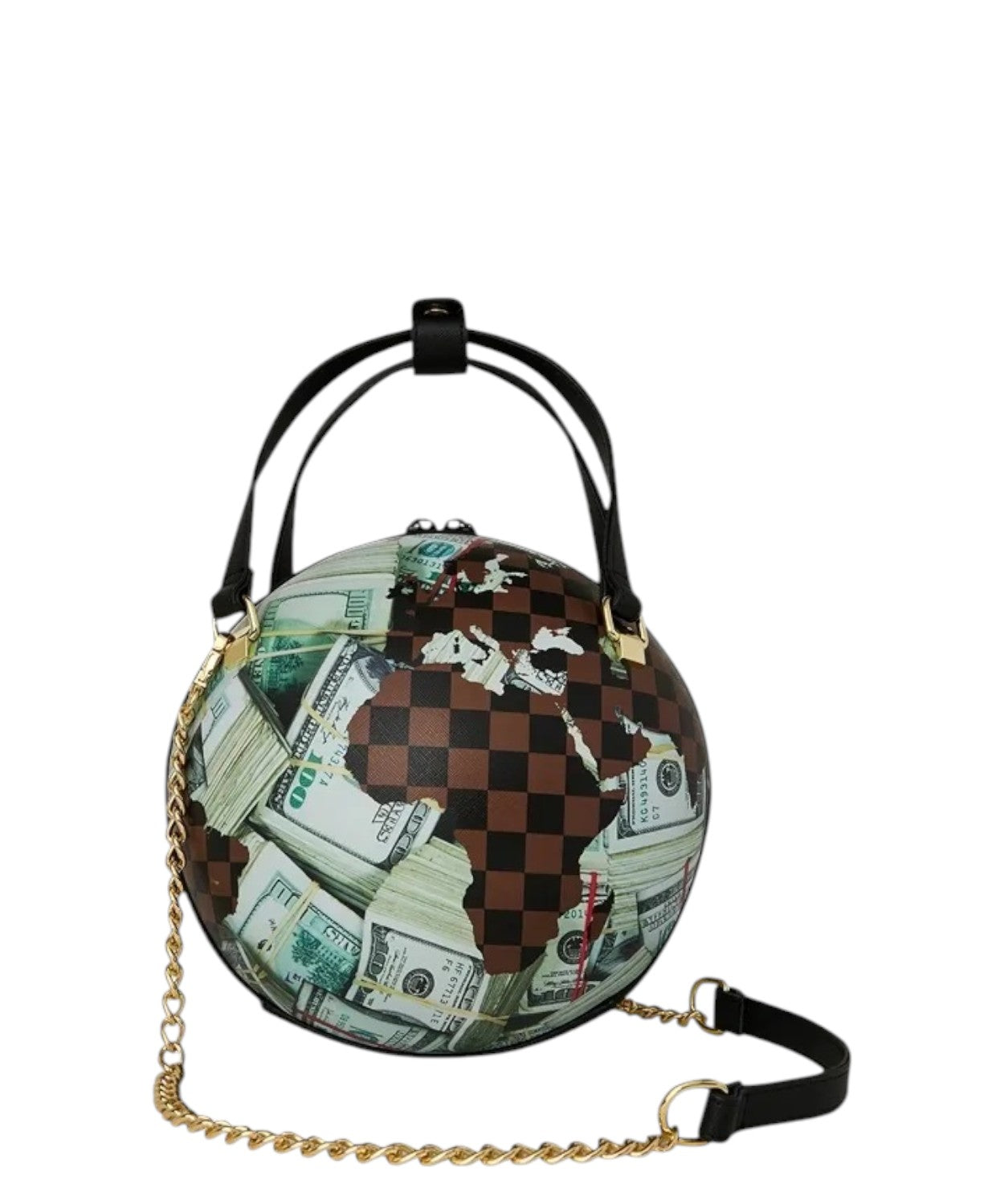 Borsa a Spalla Money Banks in PVC