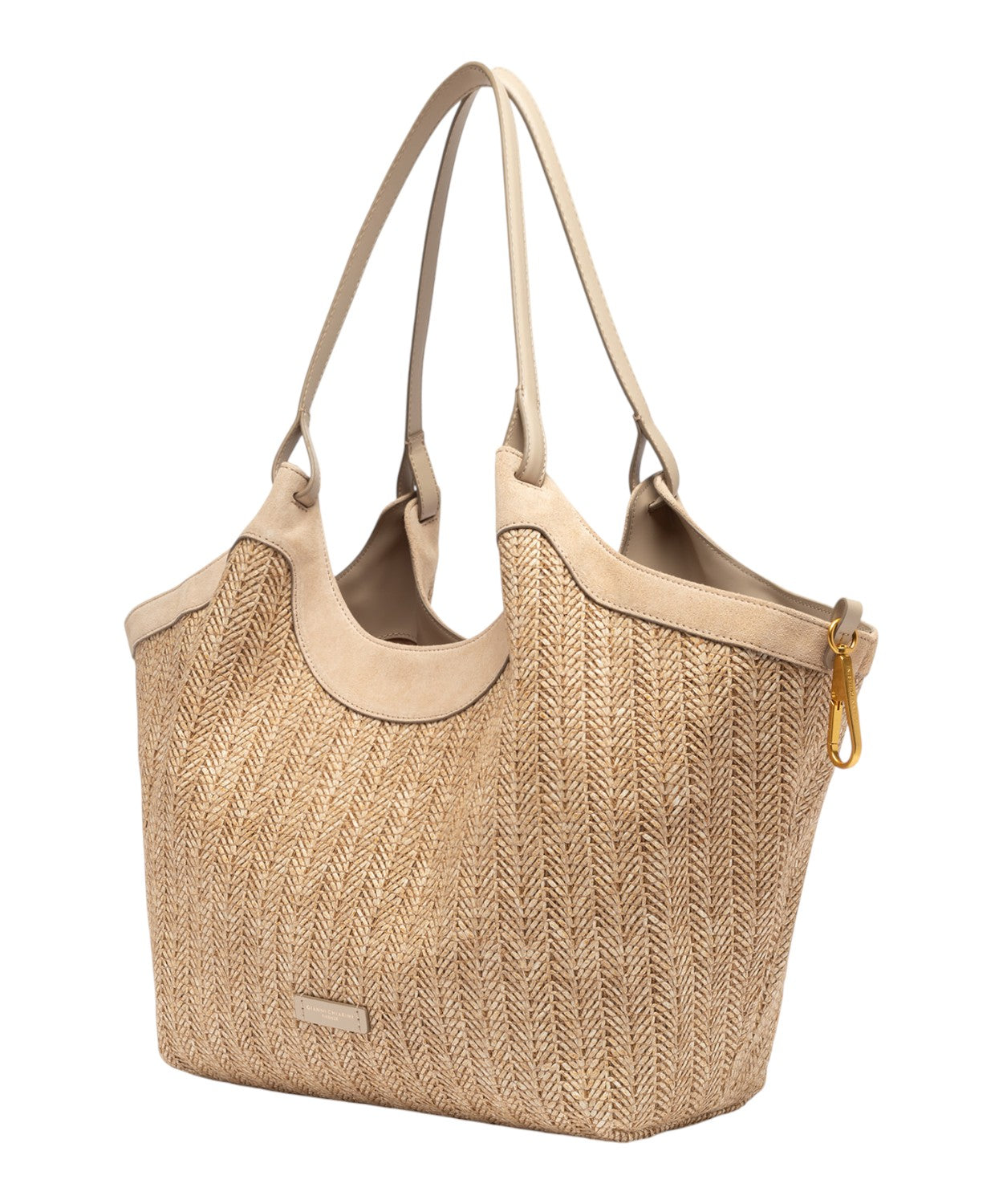 Borsa DUA in paglia intrecciata Gianni Chiarini