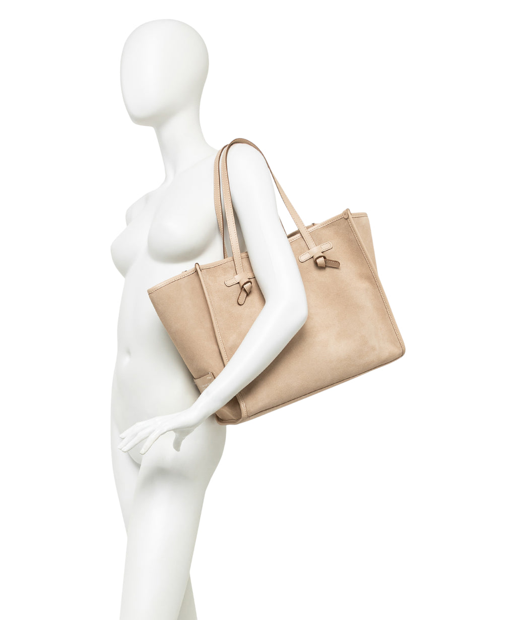 Marcella Suede Shopping Bag