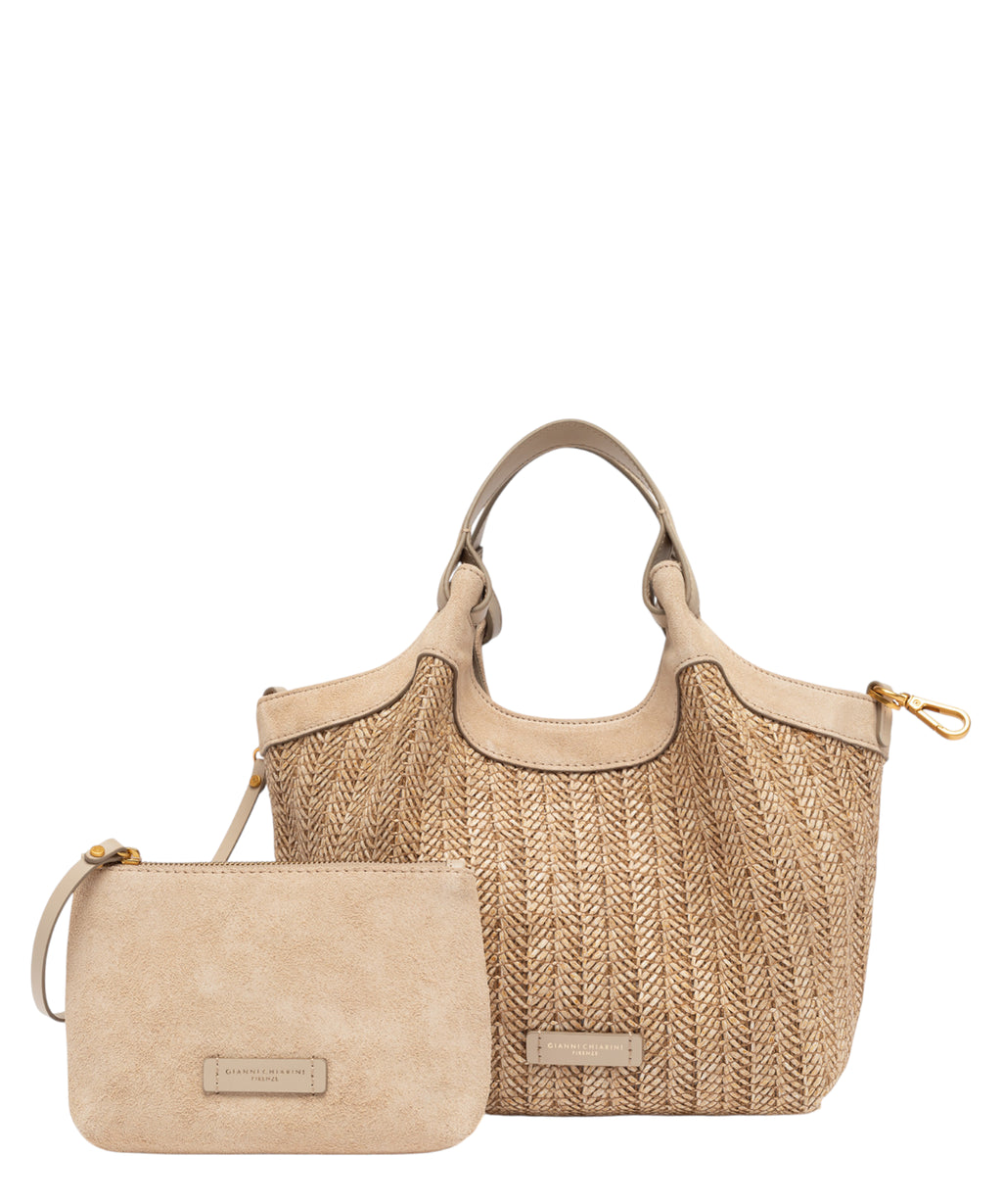 Borsa DUA MINI gevlochten stro
