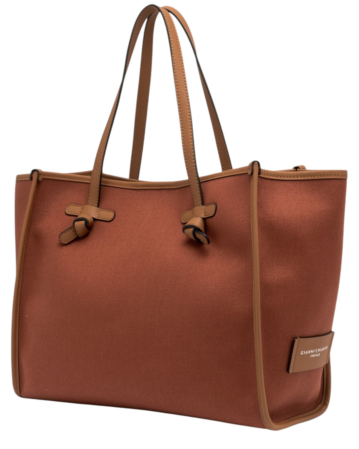 Shopping Bag Marcella in Canvas-Gianni Chiarini-Borse a spalla-Vittorio Citro Boutique