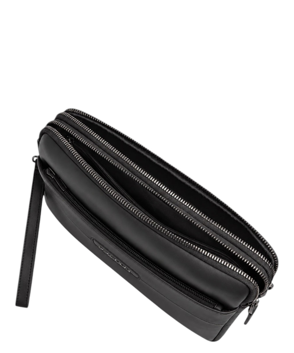 Piquadro Clutches til Mænd i læder med 2 rum og RFID