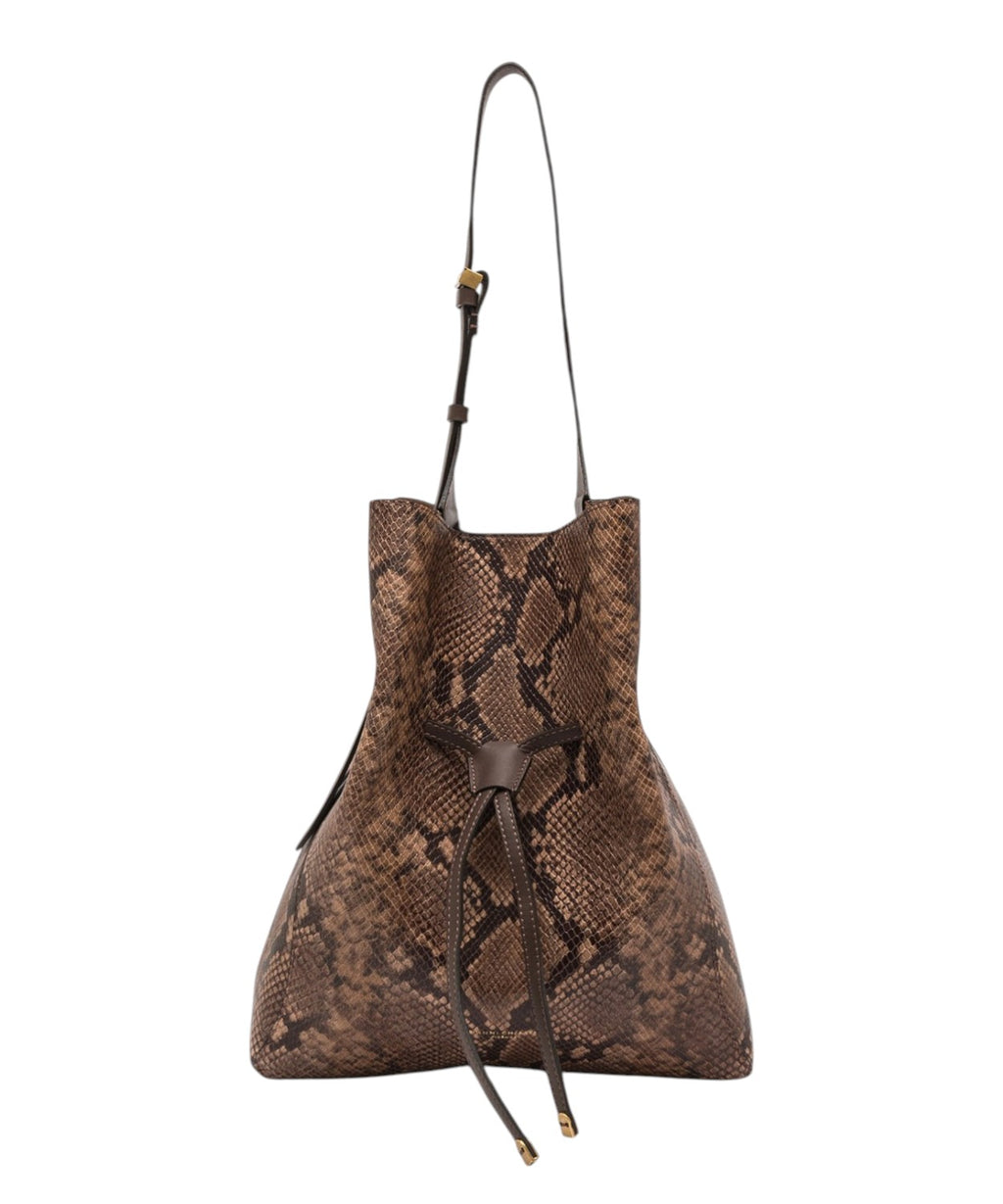 Dametaske Gianni Chiarini Sienna i læder med pytonprint