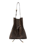 Dameshandtas Gianni Chiarini Sienna van leer met pythonprint