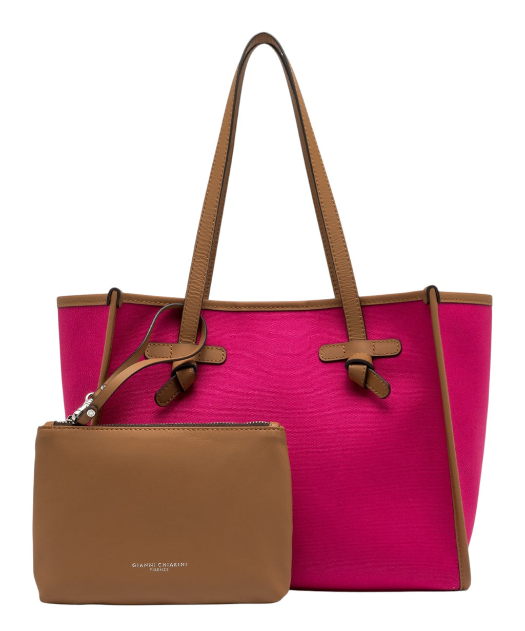 Gianni Chiarini Marcella Medium Canvas Shoulder Bags