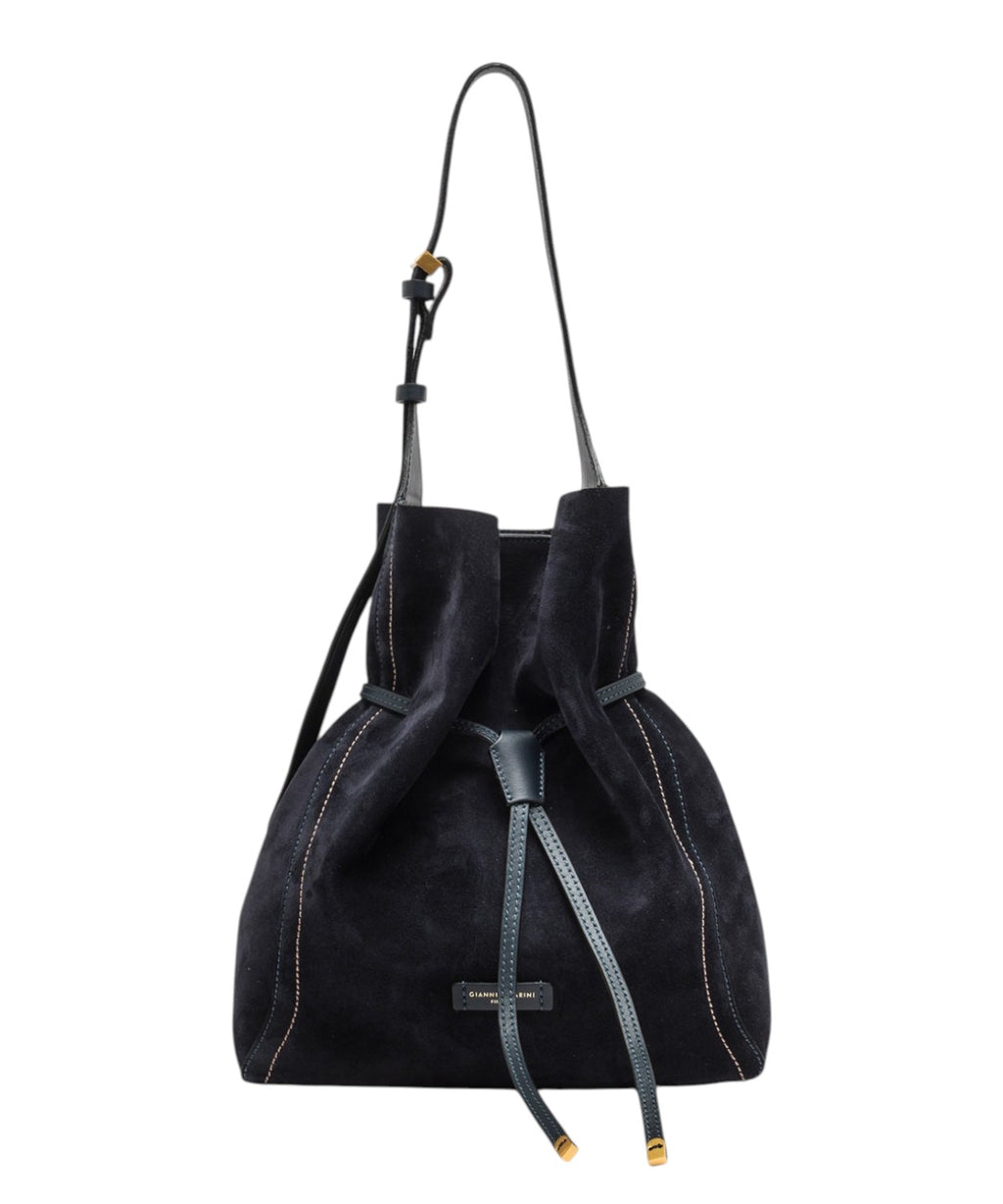 Carteira Gianni Chiarini Sienna Grande em pele de camurça