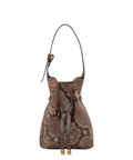 Dameshandtas Gianni Chiarini Sienna Mini van leer met pythonprint