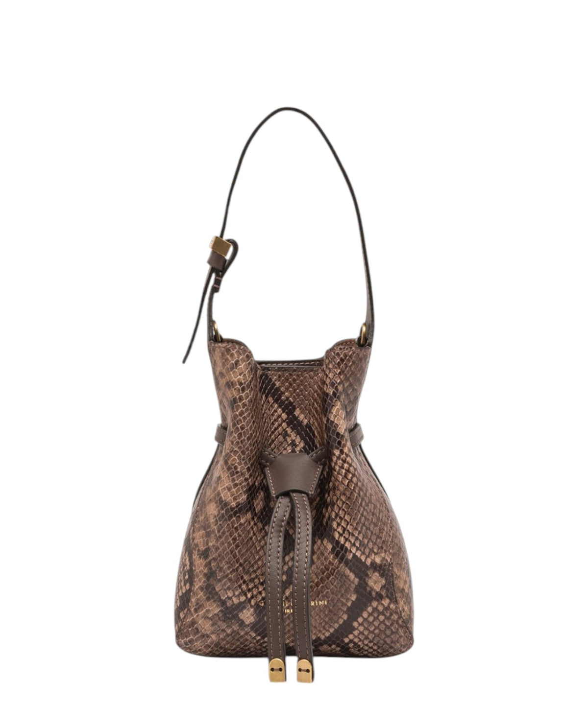 Dameshandtas Gianni Chiarini Sienna Mini van leer met pythonprint