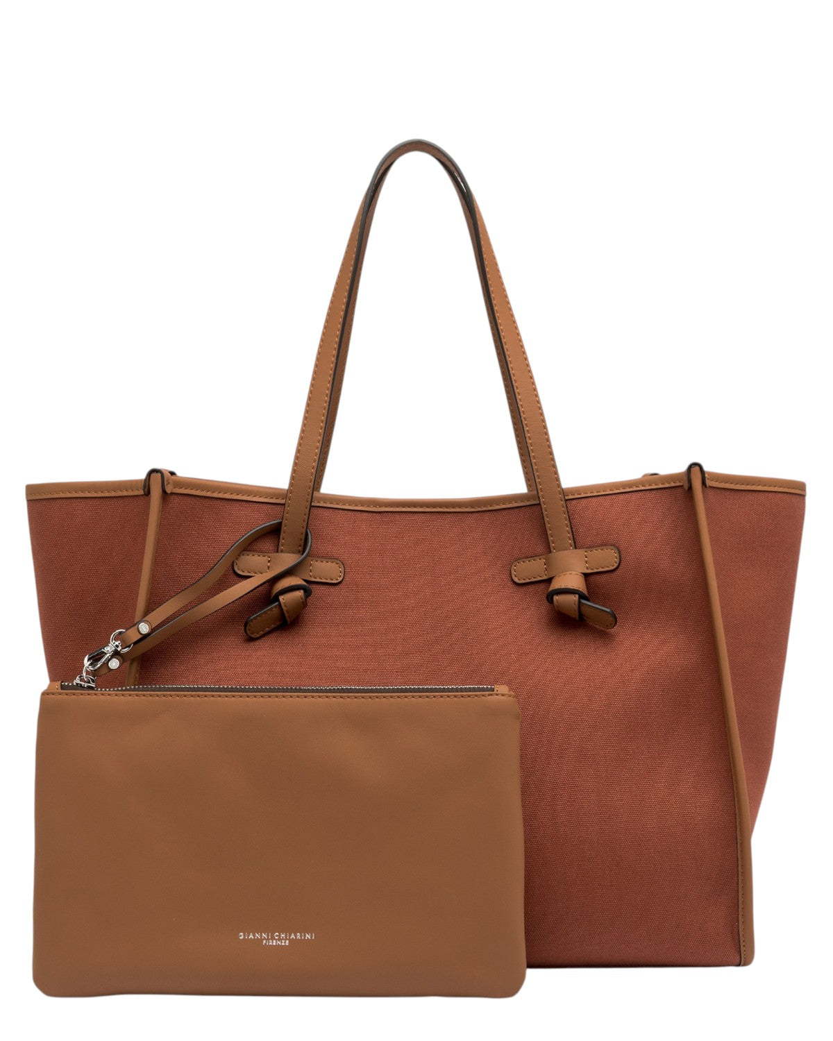 Shopping Bag Marcella in Canvas-Gianni Chiarini-Borse a spalla-Vittorio Citro Boutique