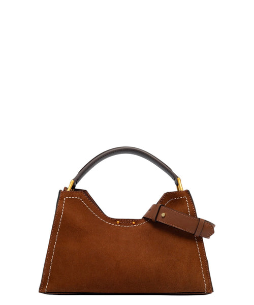 Bolso Gianni Chiarini Aurora Small de piel de ante