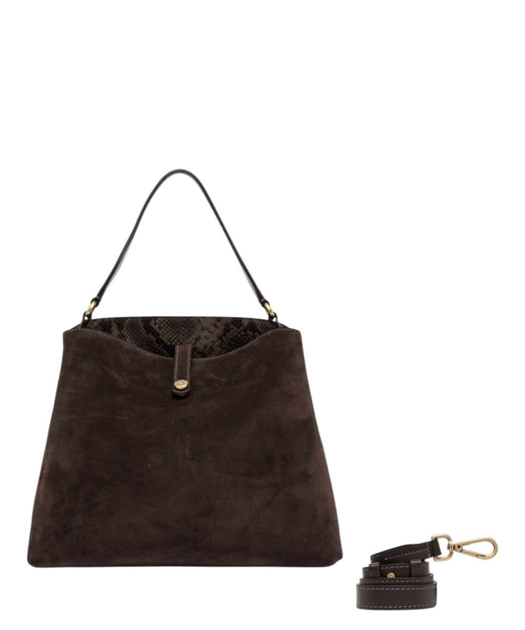 Gianni Chiarini Fiona Large damestas van suède voor dames