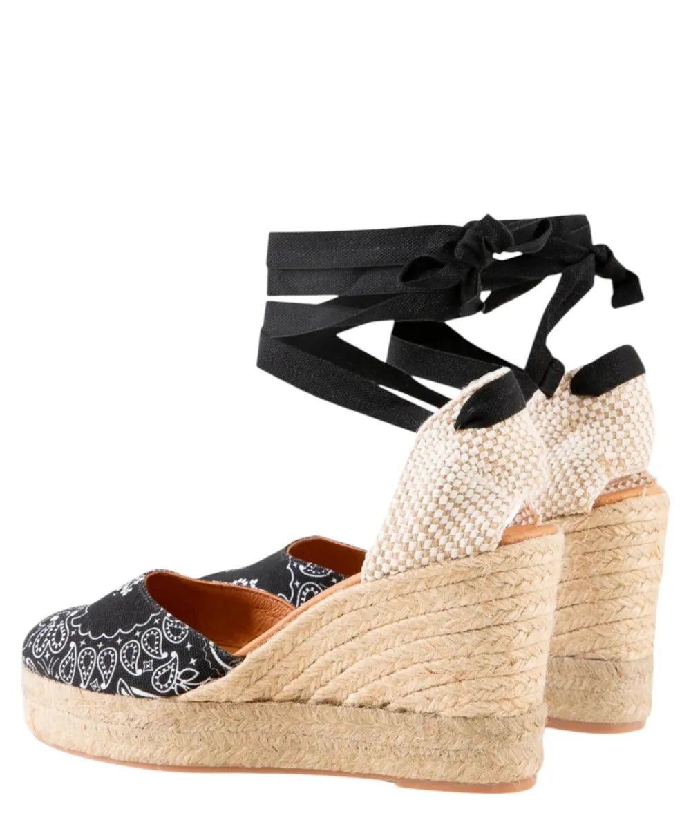 Espadrillas con zeppa alta e laccio alla caviglia-Mc2 Saint Barth-Sandali-Vittorio Citro Boutique