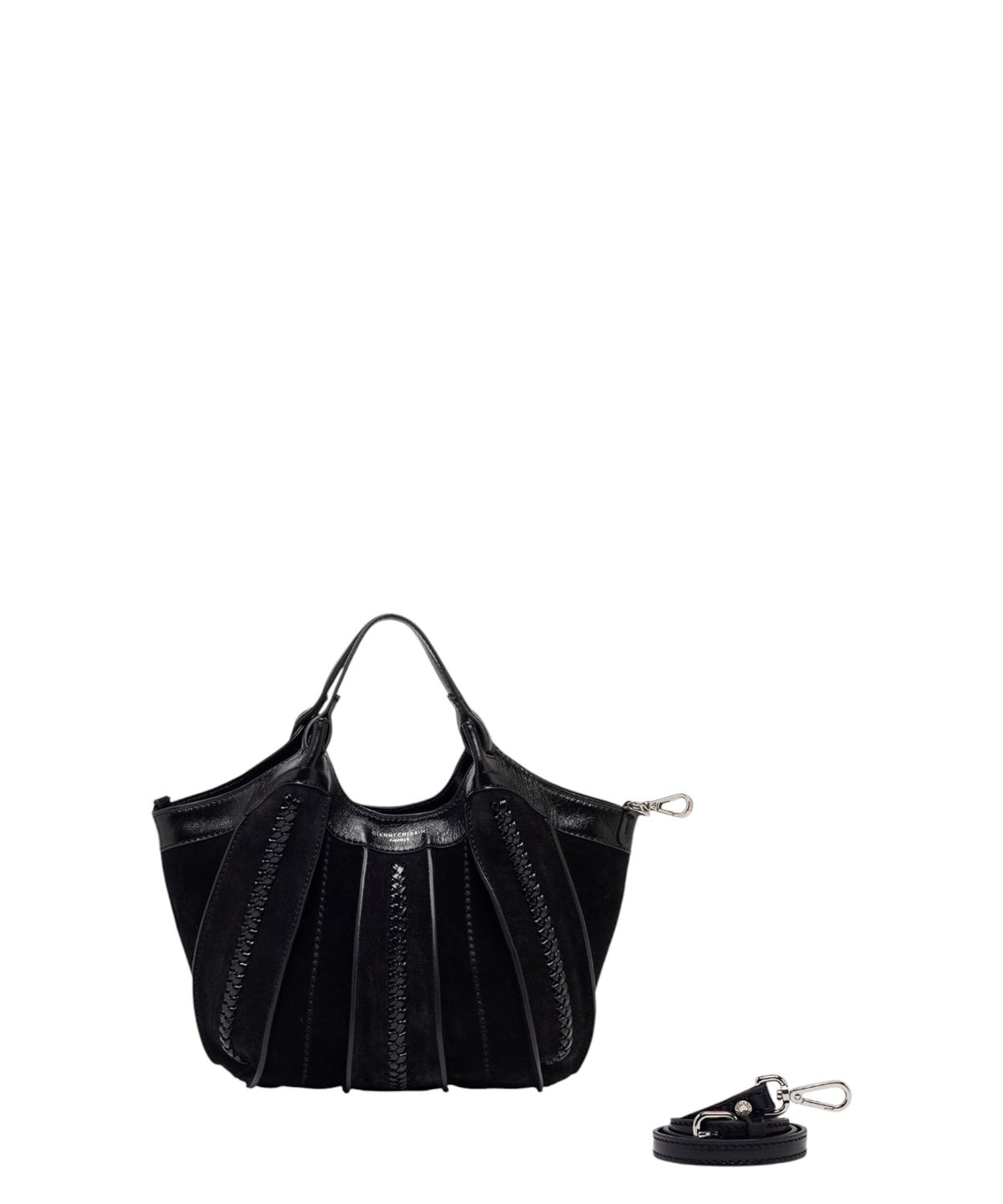 Dameshandtas DUA van glanzend leer met vintage-effect