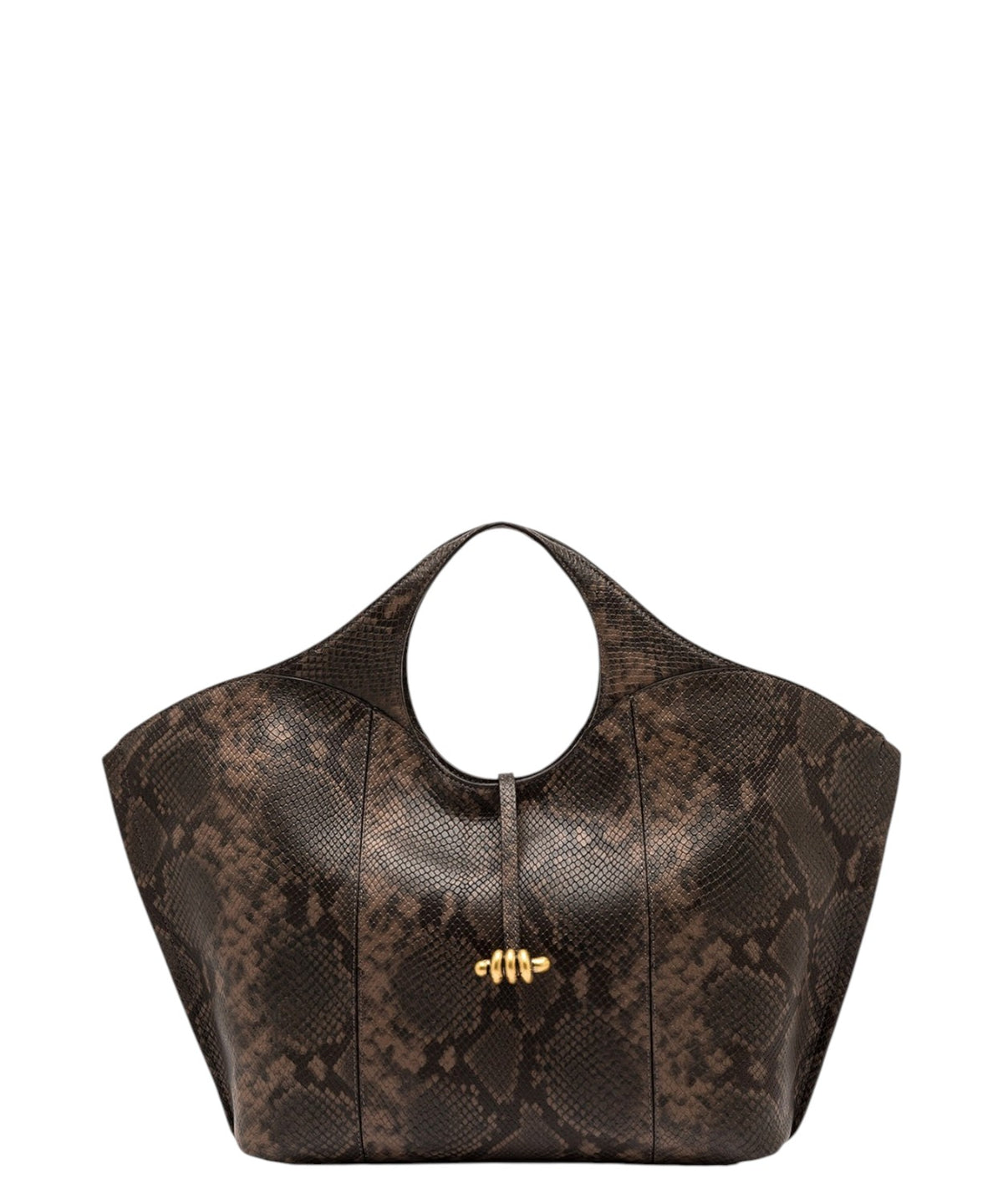 Bolsо de mujer Gianni Chiarini Infinity de piel con estampado de pitón